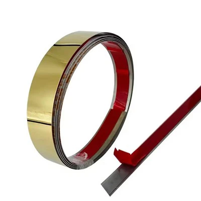 Adakah pita pelekat tepi logam yang licin mempunyai pilihan kemasan matte?